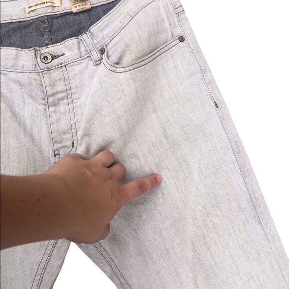 RARE John Varvatos Designer Jeans Size 34 White/Gray - Picture 13 of 13